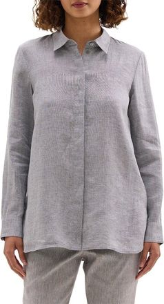 Theory Linen-Blend Tunic