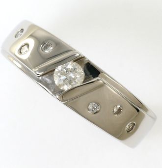 C&A Platinum Platinum 900 Band Ring (Pre-Owned)