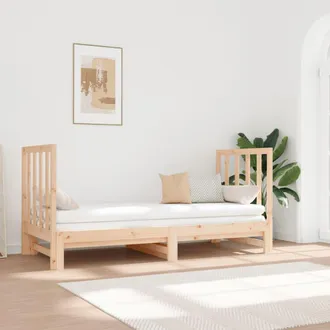 vidaXL Sof&aacute; Cama Extra&iacute;ble Sin Colch&oacute;n 2x(90x190) Cm Vidaxl