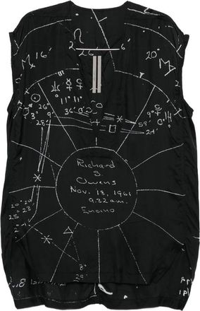 Rick Owens Graphic-print Top