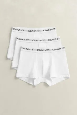 GANT Men 3-Pack Trunks (XXXL) WHITE