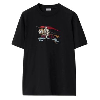 Burberry Knight Cotton T-shirt, Size Medium