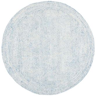 Safavieh Alfombra lana marfil/azul 122 x 122 cm