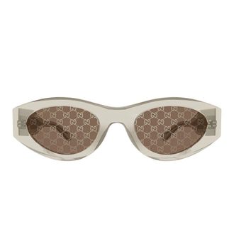 Gucci Sunglasses Gg2065 S 003 Yellow/Brown Monogram Women