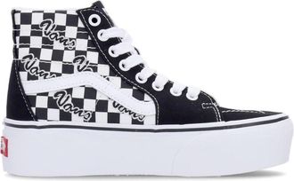 Vans Zwarte High-Top Vetersneaker - Dames - Sneakers - Zwart - 38 1/2 EU - Schoenen