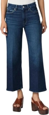 Paige Anessa Wide-Leg Jeans - Dames - Cropped Jeans - Blauw - W30 - Denim - Jeans
