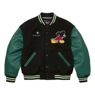 SUPREME x Number (N)ine Mickey Varsity Jacket Black FW25J50-BLACK