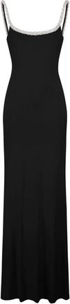 Elisabetta Franchi Dames, Jurken, Zwart, Maat: XL Jersey
