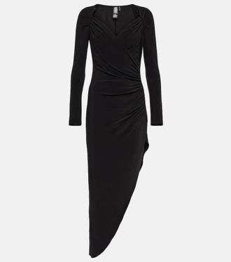 Norma Kamali Asymmetric midi dress