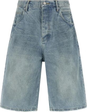 Purple P070 Vintage Dust Bowl bermuda shorts - Heren - Denim shorts - Blauw - W36 - Katoen - Korte Broeken