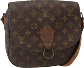 Louis Vuitton Pre-owned Cross Body Bags, female, Brown, Size: ONE SIZE Pre-owned Canvas Cross Body Bag