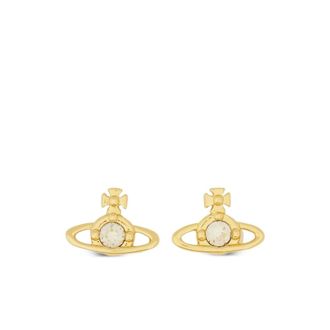 Vivienne Westwood Nano Solitaire Orb Crystal-embellished Earrings