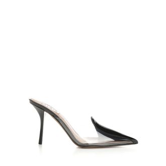 Alaia Coeur Abstrait Mule - female - Ala&iuml;a - Heeled Mules - Black - 3 UK - Shoes