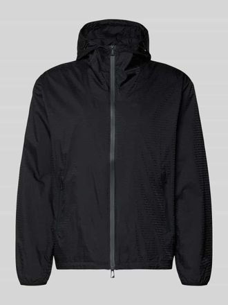 Emporio Armani Jacke mit Zweiwege-Rei&szlig;verschluss in Black, Gr&ouml;&szlig;e 48