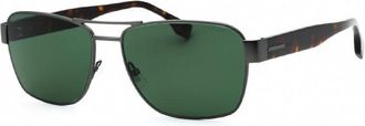 HUGO BOSS BOSS 1441/S 0086 UC Matte Dark Ruthenium/Dark Havana/Green Polarized