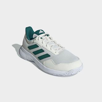 adidas Tennisschuh ADIDAS PERFORMANCE COURT SPEC 2, Gr. 37, weiss (sanftes wei&szlig;, collegiate gr&uuml;n, cloud wei&szlig;), Synthetik, Textil, Schuhe Tennisschuh, f&uuml;r Har