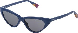 Furla SFU283N 0D45 Mens Sunglasses Blue Size 55