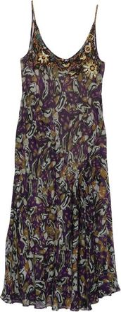 Dries Van Noten Bead-embellished Midi Dress