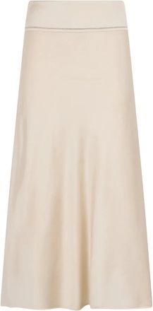PESERICO Dames, Rokken, Beige, Maat: XL Wol