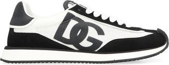 Dolce & Gabbana Su&egrave;de lage sneakers met ronde neus - Dames - Sneakers - Veelkleurig - 35 EU - Su&egrave;de - Schoenen
