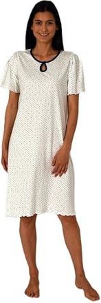 Chemise De Nuit à Manches Longues Normann - Style Rayures Colorées - Grandes Tailles Disponibles - Lavable 60°C