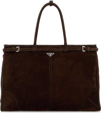 Prada Dark Brown Bonnie Tote