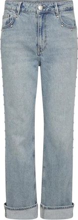Mos Mosh Straight Jeans - Dames - Regular Fit Jeans - Blauw - W33 - Jeans