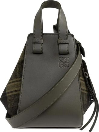 Loewe Borsa tote Hammock con stampa - Verde