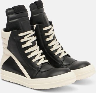 Rick Owens Sneakers Geobasket in pelle