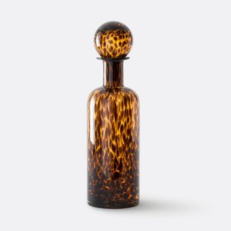 La Redoute Interieurs Decoratieve fles in amberkleurig glas, Fauvita