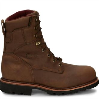 Chippewa Mens Super Dna 8 Waterproof Steel Toe Insulated Boot In Bay Apache