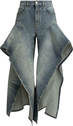 Alaia jeans met wijde pijpen