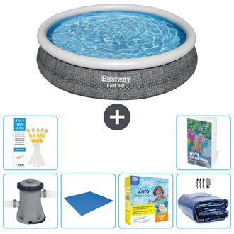 Bestway Piscina Bestway Fast Set Redonda - 366x76 Cm - 7-piezas S245