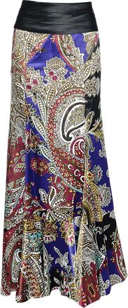 Cavalli paisley-print skirt - Black