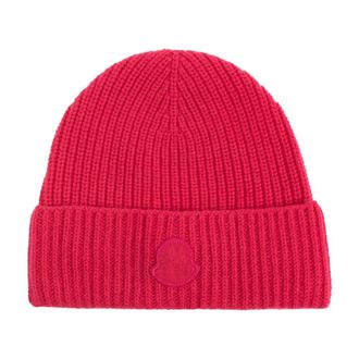 Moncler Kasjmier muts - Dames - Hoeden - Roze - ONE Size - Kasjmier - Accessoires