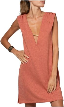 Beliza NOA Jurk - Dames - Korte kleedjes - Oranje - L - Polyester - Kleedjes