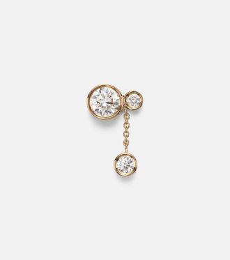 Sophie Bille Brahe Grande Lou Diamant 18kt gold single earring with diamonds