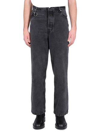 &Eacute;tudes Studio High-Waist Organic Cotton Jeans - Black