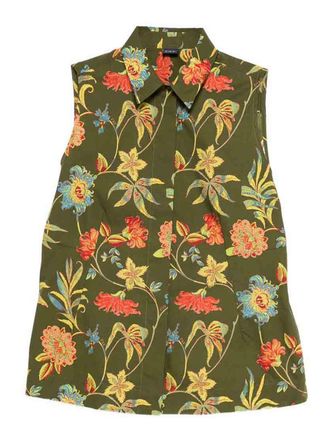 Fay Sleeveless Cotton Shirt