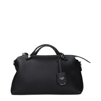 Fendi Handtaschen By The Way Damens Leder Schwarz