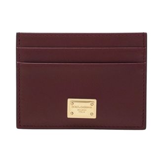 Dolce & Gabbana Wallets & Cardholders, female, Red, Size: ONE SIZE Plong&eacute; Card Holder