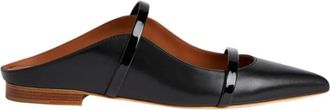 Malone Souliers Leather Flat Mules, Brand Size 36 (US Size 6)