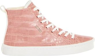 Guess Elga Basket - Dames - Sneakers - Roze - 35 EU - Schoenen