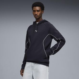 Puma Felpa con cappuccio PUMA Sport da uomo, Abbigliamento, Blu, XXL