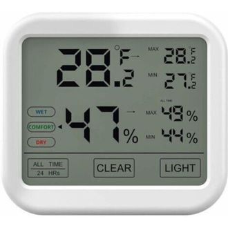 OEM Term&oacute;metro Higr&oacute;metro De Interior De Alta Precisi&oacute;n, Monitor Digital Lcd De Temperatura Y Humedad, Indicador De Nivel De Confort, Ideal Para Habitacio