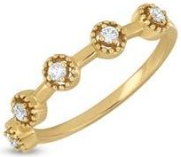 Bony Levy Monaco 18K Yellow Gold Diamond Stackable Ring in 18Ky at Nordstrom Rack, Size 6.5