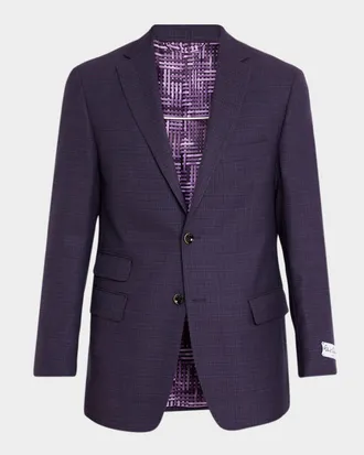 Robert Graham Men & apos;s Woodson Tailored Fit Two-Button Blazer