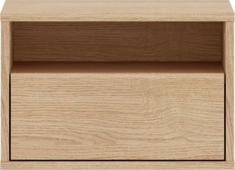 Selsey Mesita De Noche Con Caj&oacute;n Y Hueco - 45 Cm - Roble Mavelie - Heggers