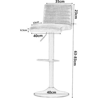 Ainpecca Set of 4 Faux Suede Bar Stools Metal Frame Footrest Base Cafe Pub Swivel Chairs,Grey