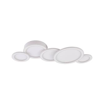 Lucande L&aacute;mpara De Techo Led diala En Blanco Pl&aacute;stico - Lucande
